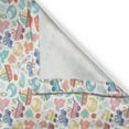 thumbnail image 3 of Kids Curtains 2 Panels Set, Colorful Cartoon Pattern with Baby Elements Clothes Toys and Sweet Childhood Theme, Window Drapes for Living Room Bedroom, 55W X 39L Inches, Multicolor, by Ambesonne, 3 of 3