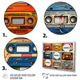 thumbnail image 3 of Designart "Pop Art Cassette Collection I" Music Wall Art Prints Set, 3 of 5