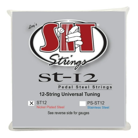 SIT Strings ST12 Pedal Steel Nickel Universal Strings, 12 String Set