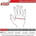 thumbnail image 4 of RDX MMA Fight Gloves for Grappling and Martial Arts, Open Palm Maya Hide Leather Sparring Mitts, Good for Cage Fighting, Kickboxing, Punching Bag, Muay Thai Training and Combat Sports, 4 of 9