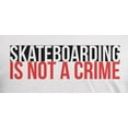 thumbnail image 4 of Old Glory Mens Skateboarding Is Not A Crime Short Sleeve Graphic T Shirt, 4 of 6