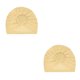 thumbnail image 2 of Guardurnaity Turbante Nudo Interior Hijab Étnico Estilo simple Headwrap Stretch Headwear Caps Hair Styling Bonnet Adornos Boda Beige Beige 2piezas Guardurnaity CBP381052, 2 of 5