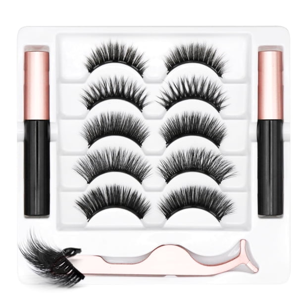 Kit de Pestañas Magnéticas LASHGLSO con Aplicador Sintético