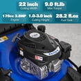 thumbnail image 6 of ANLIBATT 22 In Gas Lawn Mower Self-Propelled 170cc 4 Cycle Engine, Lawnmower with 3 in 1 Cutting 7 Position Height Adjustment for Gardening Soil, 6 of 11