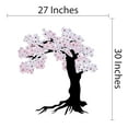thumbnail image 4 of Blooming Cherry Blossom Wall Decal - Home Living Room Nursery Bedroom Decoration -- Easy To Apply Vinyl Wall Decal - Floral Themed Art Removable Wall Sticker -Size 27" x 30"., 4 of 4