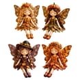 thumbnail image 2 of Fairy Patchwork Sewing DIY Craft Kit, Floral Fabric Elf Doll Making Set with Butterfly Wings, Complete Starter Supplies for Beginner Handmade Home Decor (B), 2 of 8