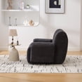 thumbnail image 5 of Leumius 43" Oversized Accent Chair,Boneless Upholstered Single Sofa Chair,Comfy Chenille Armchair Reading Lounge Chair with Deep Seats for Living Room,No Assembly Required,Black, 5 of 10