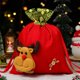 thumbnail image 1 of Christmas Gift Bag Christmas Decoration Bag Made Of Fabric Material Bundle Mouth Large Capacity Santa Claus Snowman Christmas Bag, 1 of 6