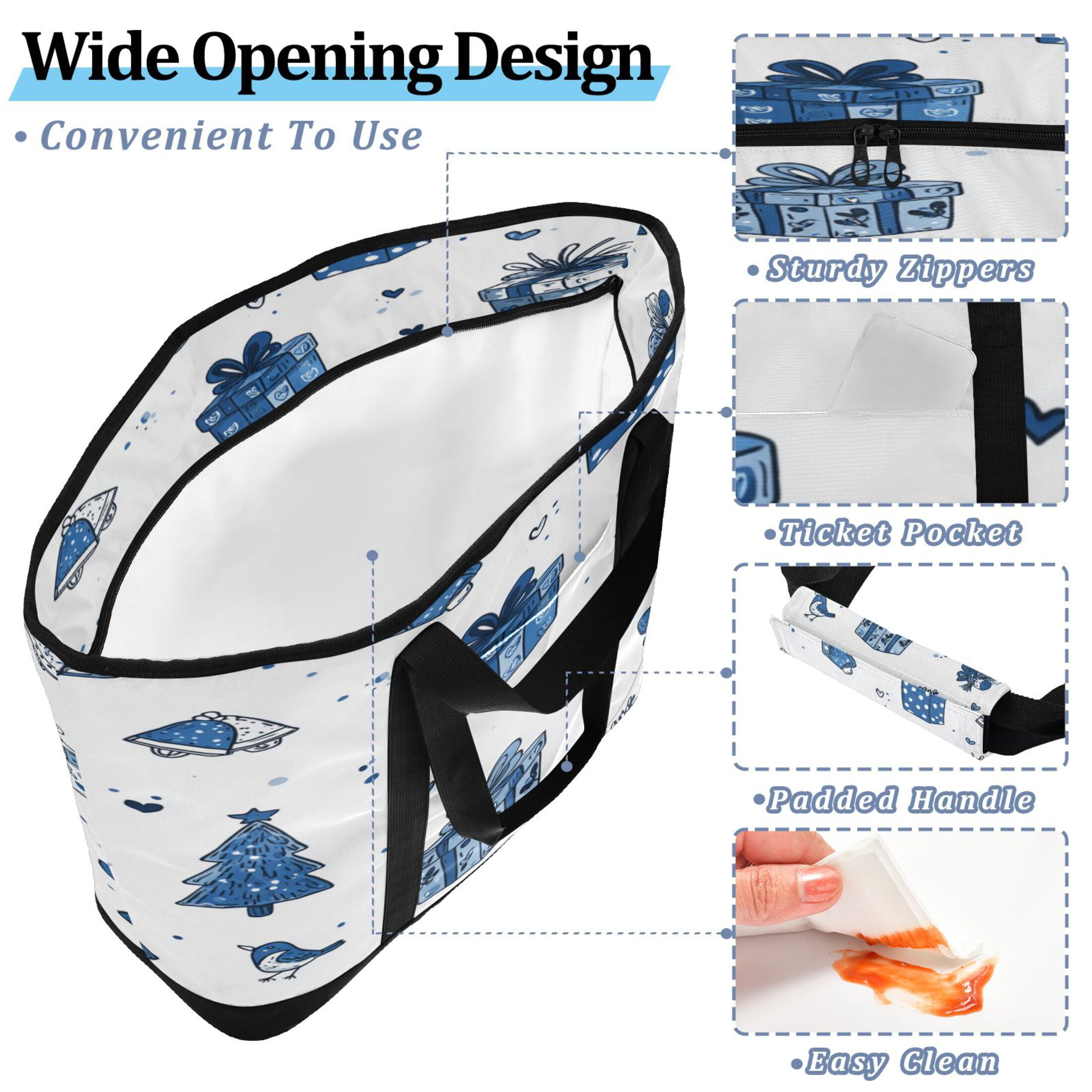 Large Hand-held Ice Pack Picnic Bag Insulation and Refrigeration Suitable for Shopping Picnics and Camping Gifts and Birds