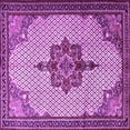thumbnail image 1 of Ahgly Company Indoor Square Persian Purple Traditional Area Rugs, 3' Square, 1 of 4