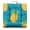 Aesthetic Pineappl, variant on Palm Inspired Floor Pillow – 22x22 Inch Large Cushion, Dutch Velvet, Elegant Frond Design (Sophisticated Tropical)