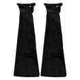 thumbnail image 4 of Open Toe Thigh High Socks with Lace Trim, Gothic Leg Warmers for Women, Punk Long Y2K Grunge Emo Rave Harajuku Fashion Casual Streetwear, 4 of 4