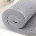 thumbnail image 5 of Mattress Topper King 3 Inch Gel Memory Foam Cooling Pressure Relief CertiPUR-US | Slate Gray | Polyurethane, 5 of 9