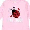 thumbnail image 4 of Inktastic 2nd Birthday 2 Year Old Ladybug Girls Long Sleeve Toddler T-Shirt, 4 of 5