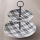 thumbnail image 2 of Colección Plaid Entertaining - Bandeja de dos niveles, 2 of 3