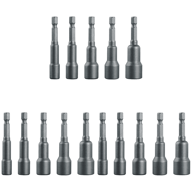 Adaptador Broca 5 Uds Longitud 65mm Enchufe Hexagonal para Taladros Eléctricos