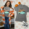 thumbnail image 2 of Tees2urdoor Meet Me at the Pumpkin Patch T-Shirt, Adult 5X-Large, grey, 2 of 5