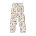 thumbnail image 3 of Fotbe Lavender Flowers Men's Pajama Pants,Sleepwear Pants,Pj Bottoms Drawstring And Pockets-Medium, 3 of 7