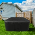 thumbnail image 6 of Outdoor Inflatable Hot Tub for 4-6 Person Square Thickened Insulation Cover(NOT Include Tub), Energy Efficient Hot Tub Insulated Thermal Cover Full Coverage for Keep Warm Extra Insulation Dustproof, 6 of 7