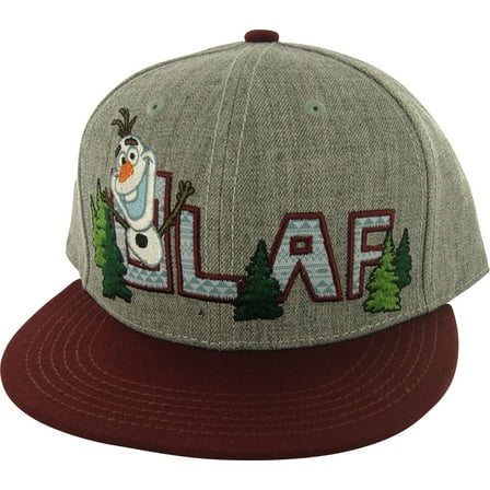 Frozen Olaf in Name Snapback Hat