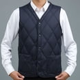 thumbnail image 5 of Men's Down Cotton Vest Pockets Quilted Vest, 5 of 6