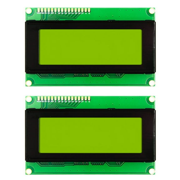 2PC 2004A 20x4 LCD Display Module Green Backlight with IIC/I2C Interface Adapter