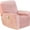 Velvet Pink, variant on Velvet Recliner Cover 4 Pieces Printed Lazy Boy Chair Covers Recliner Sofa Slipcover Anti-Slip Fitted Furniture Protector with Elastic Bottom