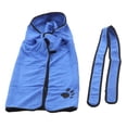 thumbnail image 1 of Dog Drying Coat, Pet Dog Cat Bath Robe Blue Quick Dry Microfibre  For Bathing XS,S,M,L,XL, 1 of 8
