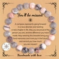 thumbnail image 1 of Xihbxyly Pulsera de Piedra Natural, Joyería de La Amistad con Cuentas de Colores, Amuleto Protector de Hematita, Accesorio para Festivales de Música, Idea de Regalo Pensativa, Recuerdo para Asistente, 1 of 3