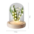 thumbnail image 4 of Lámpara decorativa con forma de flor de lirio del valle para mujer, ideal para cumpleaños, aniversarios, Día de Acción de Gracias, Navidad, Día de San Valentín y Día de la Madre., 4 of 8