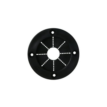Extreme Max Rigging Grommets - 3" Black, Pack Of 5 For Boat Wire & Cable Management