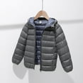 thumbnail image 2 of Dagugfen Winter Baby Clothes Jackets Snowwear with Hood Zip up Thin Lightweight Warm Coats 4-11 Years, 2 of 3