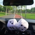 thumbnail image 3 of Cubo de peluche con estampado en caliente de 6 cm de pelo largo, colgante para espejo retrovisor, colador para colgar, 3 of 6