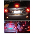thumbnail image 4 of Yesfashion Pack of 2 Super Bright BAY15D 1157 50SMD 1206 LED Car Brake Light, DC 12V 50 LEDs Auto Rear Tail Lights, Red Turn Signal Lamps Bulb, 4 of 5