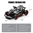 thumbnail image 2 of Go Kart for Kids, 24V Drift Kart with 2X200W Strong Motor, 7AH Big Battery, Electric Pedals, Electric Go Kart Outdoor Race Toy, 2 of 9