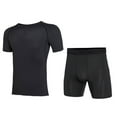 thumbnail image 2 of heyac Men's Workout Sets Athletic Clothes Soccer Shirts Shorts 3 Pack Basketball Running Gym Football Outfits Summer, 2 of 4