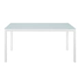 thumbnail image 2 of Modway Raleigh Ensemble de Salle à Manger d'Extérieur en Aluminium de 7 Pcs pour Patio, Blanc Gris, 2 of 10