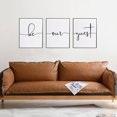 thumbnail image 5 of Dsseng 3 Prints Sign for Home Wall Decor Guest Room Wall Art Minimalist Black and White Wall Art -21 x 30 cm, 5 of 5