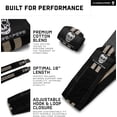 thumbnail image 5 of Gymreapers Weightlifting Wrist Wraps (IPF Approved) 18" Professional Quality Wrist Support with Heavy Duty Thumb Loop - Best Wrap for Powerlifting Competition, Strength Training, Bodybuilding, 5 of 6