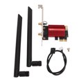 thumbnail image 2 of Tri Band PCIe  Card Adapter,  5.3 PCB 8DB Dual Antenna Wireless  Card Adapter  for Gaming, 2 of 7