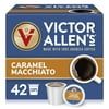 Victor Allen's Coffee Caramel Macchiato, Medium Roast, 42 Count, Single Serve Coffee Pods for Keurig K-Cup Brewers