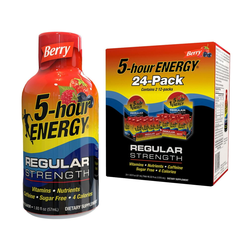 5hour ENERGY Shot, Regular Strength, Berry (1.93 oz., 24 pk