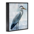 thumbnail image 2 of Stupell Industries Transitional Serene Blue Heron In Aqua Black Framed Giclee Art, 24 x 24, by Nan, 2 of 8