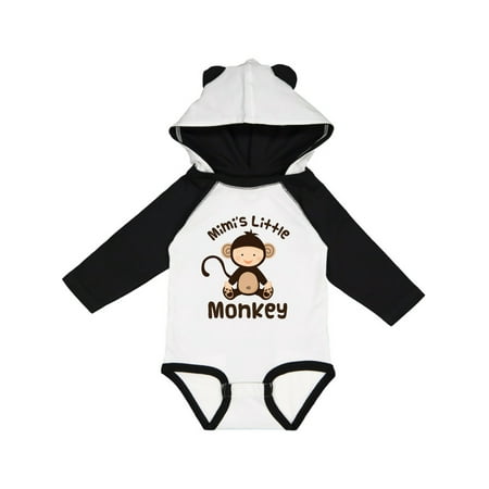 

Inktastic Mimi Little Monkey Grandchild Gift Baby Boy or Baby Girl Long Sleeve Bodysuit