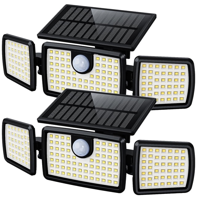 Lámparas Solares de Exterior MIHANI 2500LM con Sensor de Movimiento IP65