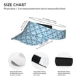 thumbnail image 4 of Xecao Blue Fish Scale Texture for Adult Sun Cap offers versatile sun protection with adjustable Velcro for a secure fit., 4 of 8