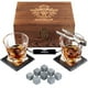 thumbnail image 1 of Set de 2 Vasos de Whiskey - Set de Regalo de Piedras de Whiskey de Bourbon para Hombres - Incluye Vasos de Cristal para Whisky, 1 of 3