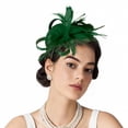 thumbnail image 2 of Delicate Feather Hairband Elegant Floral Headpiece For Women Wedding Party Performance Accessories Versatile Hair Accessory, 2 of 3