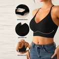 thumbnail image 3 of Tqyyweavej Women's Jelly Bras Side Smoothing No Underwire Pullover T-Shirt Bras Full Coverage Push Up Breathable Racerback Bras for Women, 3 of 6