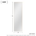 thumbnail image 4 of NeuType Rectangle Wall Mounted Mirror55 x 16" Aluminum Alloy Gold, 4 of 7